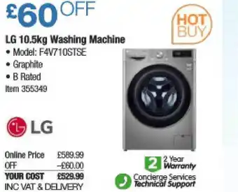 Costco LG 10.5kg Washing Machine offer