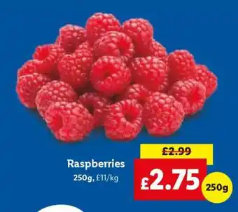 Lidl Raspberries offer