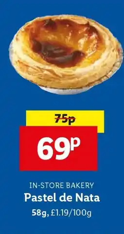 Lidl Pastel de Nata offer