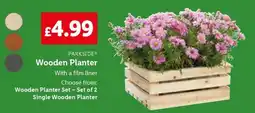 Lidl PARKSIDE Wooden Planter offer
