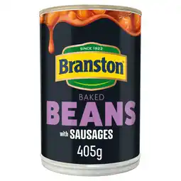 Iceland Branston Baked Beans with Sausages 405g offer