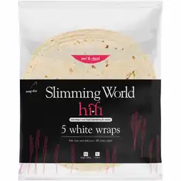 Iceland Slimming World 5 White Tortilla Wraps 330g offer