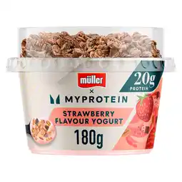 Iceland Muller MyProtein High Protein Strawberry Yogurt with Granola offer