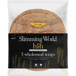 Iceland Slimming World 5 Wholemeal Tortilla Wraps 330g offer