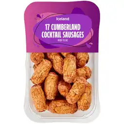 Iceland Iceland Cumberland Cocktail Sausages 170g offer