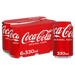 Iceland Coca-Cola Original Taste 6 x 330ml offer