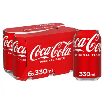 Iceland Coca-Cola Original Taste 6 x 330ml offer