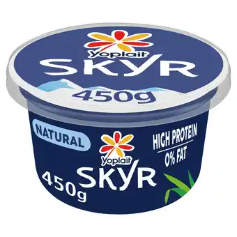 Iceland Yoplait SKYR natural yoghurt high protein 0% fat 450g offer