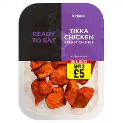 Iceland Iceland Tikka Chicken Breast Chunks 150g offer
