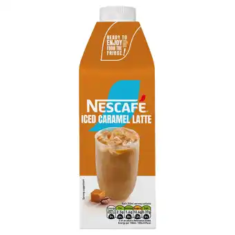 Iceland Nescafe Iced Coffee Caramel Flavour Latte 750ml offer