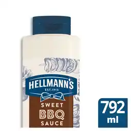 Iceland Hellmann's Sweet BBQ Sauce 950g offer