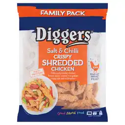 Iceland Diggers Salt & Chilli Crispy Shredded Chicken 475g offer