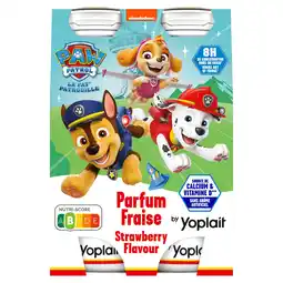Iceland Paw Patrol Strawberry Yoghurt Drink 4 x 180g offer