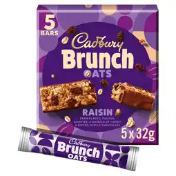 Iceland Cadbury Brunch Oats Raisin Bars 5 x 32g (160g) offer