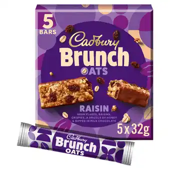 Iceland Cadbury Brunch Oats Raisin Bars 5 x 32g (160g) offer