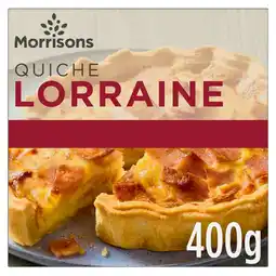 Morrisons Morrisons Quiche Lorraine 400g offer