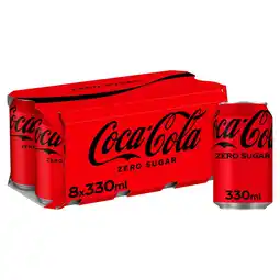 Morrisons Coca-Cola Zero Sugar Cans 8 x 330ml offer