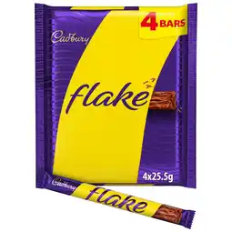 Morrisons Cadbury Flake Chocolate Bar 4 Pack Multipack offer