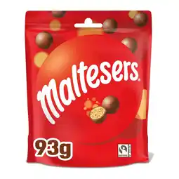Morrisons Maltesers Milk Chocolate Pouch Bag 93g offer
