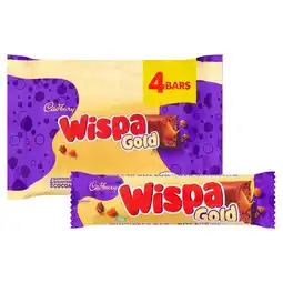 Morrisons Cadbury Wispa Gold Chocolate Bar 4 Pack Multipack offer