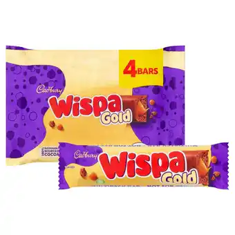 Morrisons Cadbury Wispa Gold Chocolate Bar 4 Pack Multipack offer