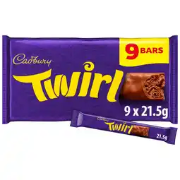 Morrisons Cadbury Twirl 9 x 21.5g offer