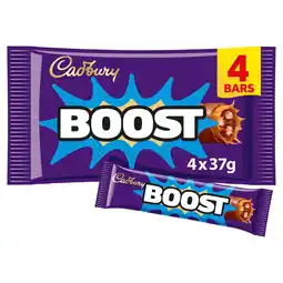 Morrisons Cadbury Boost Chocolate Bar 4 Pack Multipack offer