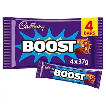 Morrisons Cadbury Boost Chocolate Bar 4 Pack Multipack offer