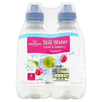 Morrisons Morrisons No Added Sugar Apple & Raspberry Flavoured Still Water offer