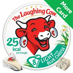 Morrisons The Laughing Cow Light Blue Cheese Spread Triangles offer