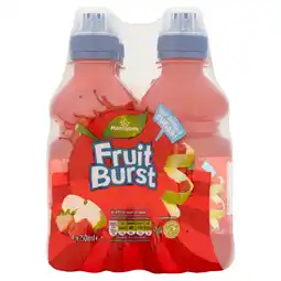 Morrisons Morrisons No Added Sugar Fruit Burst Summer Fruits Juice Drink offer