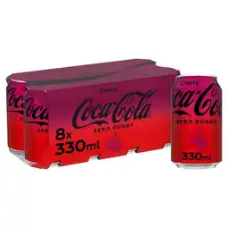 Morrisons Coca-Cola Zero Sugar Cherry Cans 8 x 330ml offer