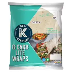 Morrisons Deli Kitchen Carb Lite Tortilla Wraps offer