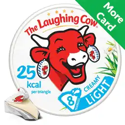 Morrisons The Laughing Cow Light Cheese Spread Triangles offer