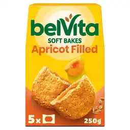 Morrisons Belvita Soft Bakes Apricot Filled Cereal Bars 5 Pack offer