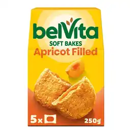 Morrisons Belvita Soft Bakes Apricot Filled Cereal Bars 5 Pack offer