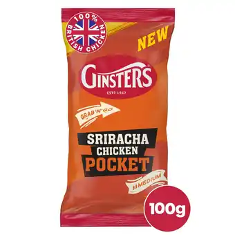 Morrisons Ginsters Sriracha Chicken Pocket 100g offer