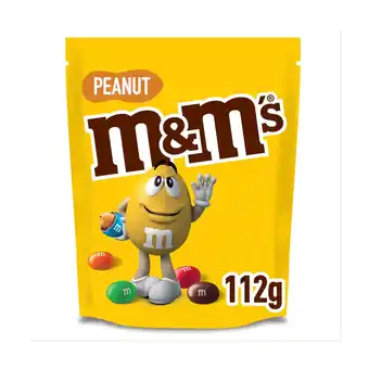 Morrisons M&M's Peanut & Milk Chocolate Pouch Bag 112g offer