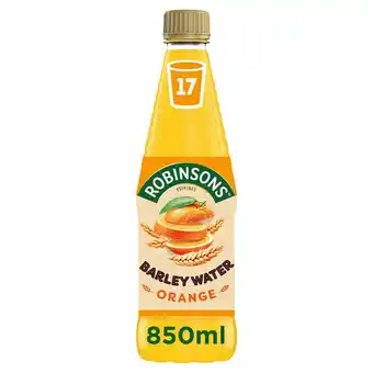 Morrisons Robinsons Barley Water Orange Squash offer