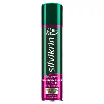 Morrisons Silvikrin Maximum Hold Hairspray offer