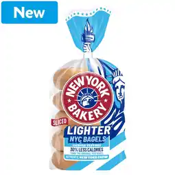 Morrisons New York Bakery Co. Health & Wellness Lighter Bagels 5 Pack offer