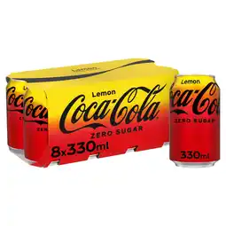 Morrisons Coca-Cola Zero Sugar Lemon Cans 8 x 330ml offer