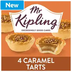 Morrisons Mr Kipling Caramel Tarts 4 Pack offer