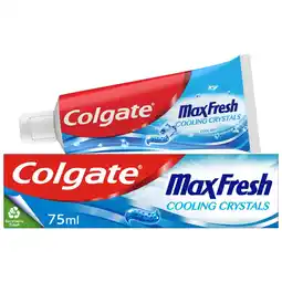 Morrisons Colgate Max Fresh Cooling Crystals Flouride Toothpaste offer