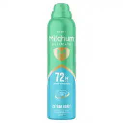 Morrisons Mitchum Ultimate 72h Cotton Burst Anti Perspirant & Deodorant offer