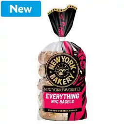 Morrisons New York Bakery Co Limited Edition Everything Bagels 5 Pack offer