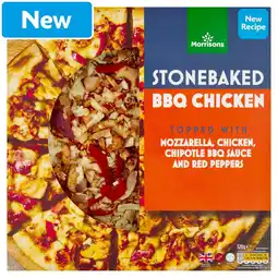 Morrisons Morrisons Stonebaked BBQ Chicken Pizza 320g offer