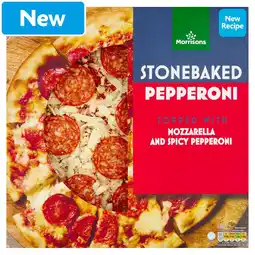 Morrisons Morrisons Stonebaked Pepperoni Pizza 285g offer