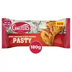 Morrisons Ginsters Spicy Sausage And Red Pepper Pasty 180g offer