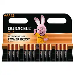 Morrisons Duracell Plus AAA Alkaline Batteries LR03 offer